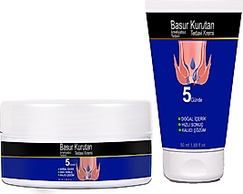 BASURKURUTAN: ASLANPENÇESİ KESADET HELLEBORE ÇİÇEĞİ KADİFE PAPATYA VE E VİTAMİNLİ (50 ML) TÜP + KAVANOZ KREM SETİ