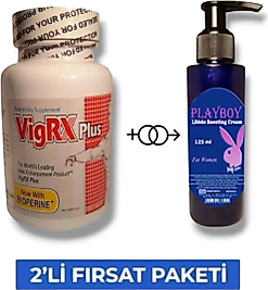 VİGRX ERKEKLERE ÖZEL DESTEKLEYİCİ 60'LI MUCİZEVİ LİBİDO ARTTIRICI KREM 125 ML