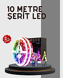 Su Geçirmez 10M Smart Şerit Led TV Arkası ve Oda Dekorasyonu İçin