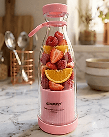 Taşınabilir Blender Smoothie ve Meyve Karıştırıcı Kablosuz Kullanım