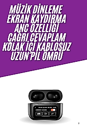 Bluetooth Kulaklık Dokunmatik Ekran UCZZZEKRANLIAİRPODSPROOO2-1