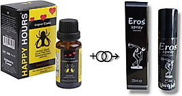 EROS HAPPY HOURS KADINLARA ÖZEL DAMLA + EROS SPREY