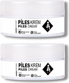 PİLES CREAM BİTKİSEL IÇERİKLİ ANINDA ETKİLİ BAKIM KREMİ 50 ML X 2 ADET