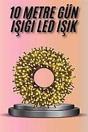 Dekoratif Aydınlatma Ampüllü 10 Metre Gün Işığı Şerit Led
