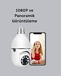 Ampul Tipi Gece Görüşlü 1080P Güvenlik Kamerası XUCZLFS2KAMERAAAAAA