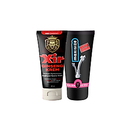 XİR CREAM SERTPENİS 50 ML + MAXİ SİZE CREAM 50 ML ERKEĞE ÖZEL SERTPENİS SET