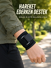 Ayarlanabilir Bilek Destekliği Cırtlı Bileklik Günlük Kullanım ve Spor İçin Bilek Desteği