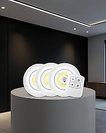 Kablosuz Uzaktan Kumandalı 3 Lü LED Spot Lamba XUCZ3LÜLAMBA-5