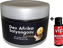 GİANT YÀŞLANMA KARŞITI SALYANGOZKREMİ 100ML DEV AFRİKASALYANGOZU + VİP ORGAZMKREM 60 ML