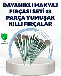 Profesyonel Kullanıma Uygun 13 Parça Makyaj Fırçası Takımı Fiber Kıllı