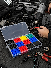 560 Parça Isı Makaron Seti Elektrik, Otomotiv ve Elektronik İçin Profesyonel İzolasyon Kiti