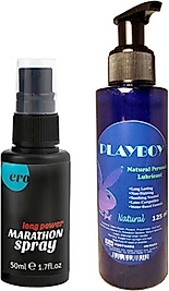 PLAYBOY HİNTOHU ERKEKLERE ÖZEL SPREY 50 ML PEAK POWER FOR MEN SPREY + PLAYBOY 125 ML LUBRİCANT GEL