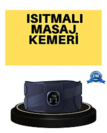 Dijital Ekranlı Isıtmalı Masaj Kemeri Bel Çevresi 100 cm Altı İçin Uygun