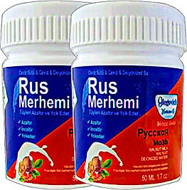 RUS MERHEMİ GLGN BLUE 2 ADET 50 ML RUS MERHEMİ TÜYLERE KREM ASLH90311