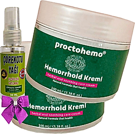 PROCTOHEMO CREAM 100 ML X 2 ADET + ÇÖREK OTU YAĞI 30 ML