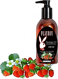 PLAYBOY ÇİLEK AROMALI VÜCUT MASAJ YAĞI 120 ML