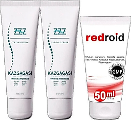 KAZ GAGASI KREMİ 2X100 ML + REDROİD KREM 1X50 ML