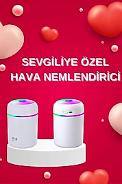 Led Işıklı Hava Nemlendirici USB Şarjlı 300 ml UUCZHAVANEMLENDİRİCİK1