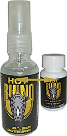 HOT RHİNO GECİKTİRİCİSPREY + RHİNO 30 LU ERKEK *KATILIK* FORMÜLÜ