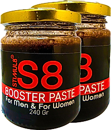STIMUL8 (S8) PASTE 2 ADET BİRDEN ERKEKLERE ÖZEL DESTEK MACUNU 240 GR