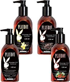 PLAYBOY MASSAGE OİL 4 ÇEŞİT VÜCUT MASAJ YAĞI 120 ML