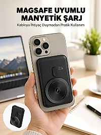 Kablosuz ve Kablolu Kullanım Sunan Taşınabilir Powerbank Yeni Nesil