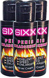 SIXX .ERKEKLERE ÖZEI 3 ADET XXXLBÜYÜTÜCÜ 60 ML BÜYÜTMEYEKREMİ