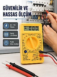 LCD Ekranlı Dijital Ölçü Aleti Ev ve Atölye Kullanımı Yeni Nesil