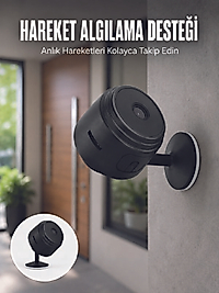 A9 HD Mini Güvenlik Kamerası Wi-Fi Bağlantılı Manyetik Tabanlı Ev ve Ofis Kamerası