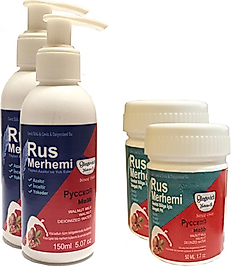 HİNTOHU TÜY DÖKÜCÜ AZALTICI RUS MERHEMİ 150 ML 2 ADET + GENİTAL BÖLGE MERHEMİ 50 ML 2 ADET