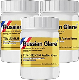 GLEGND RUS GLARE TÜYLERE KREM NANO 3 ADET X 50 ML RUS MERHEMİ