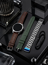 3 Kordonlu Bluetooth Görüşme Özellikli Akıllı Saat Seti