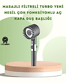Banyo İçin Filtreli Duş Başlığı Pratik Kullanım