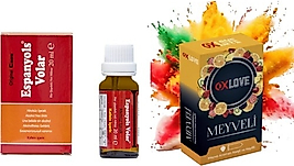 CAAS ESPANYOLS VOLAR KADINLARA ÖZEL DAMLA + PREZERVATİF MEYVE AROMALI KONDOM 10 ADET