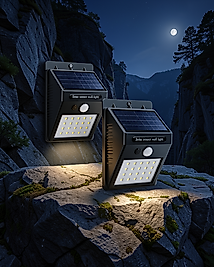 Solar Duvar Lambası 20 LED Hareket Sensörlü UCZDP53DUVARLAMBASI1-1
