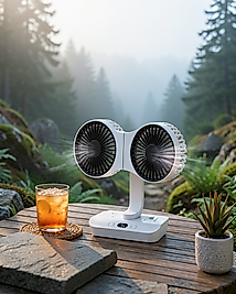 Çift Başlıklı Duvara Montajlı Vantilatör UCZZSP012FAN-1