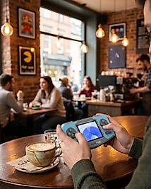 Taşınabilir Game Console Dahili Oyunlu TV Bağlantılı Şarjlı Retro Oyun Konsolu