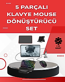 Android Uyumlu Oyun Klavye Mouse Seti | Taşınabilir & Dayanıklı