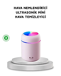 USB Bağlantılı LED Işıklı Hava Nemlendirici – Sessiz ve Kullanıcı Dostu Tasarım