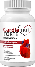 CARDİAMİN FORTE: 1 ADET MULTİVİTAMİNLİ OMEGA3LÜ 60 SOFT JEL KAPSÜLLÜ FORMÜL