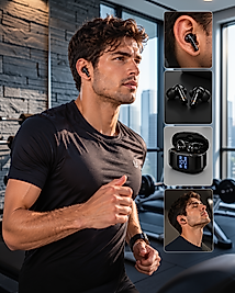 Küpe Tasarımı 4 Kulaklıklı TWS Bluetooth Kulaklık Seti PGJ99KULAKLIK-3