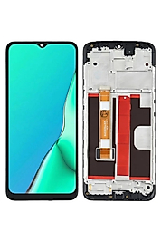 Oppo A5 2020 Ekran Dokunmatik Çıtalı (Siyah)