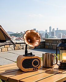 Mini Retro Radyo Bluetooth Hoparlör UCZZZB5RAYO-7