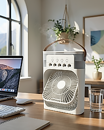 Mini Masaüstü Fan 500ML Su Hazneli UCZZZF9FAN-6