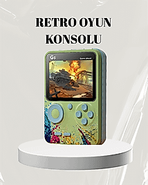 3 İnç Renkli Ekranlı Taşınabilir El Konsolu G5 Modeli
