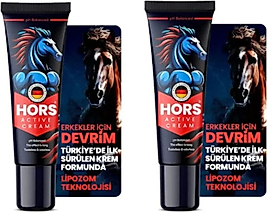 HORS ACTİVE CREAM ERKEKLER İÇİN KREM 50 ML - 2 ADET