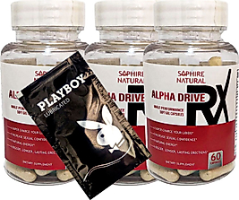 ALPHA DRİVE SOFT JEL FORMUNDA ERKEKLERE ÖZEL PERFOR.MANS DESTEKLEME 3 ADET 60 LI BRK:023 + HED.İYE PLAYBOY KAYDIRMACA JELİ