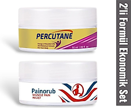 PERCUADET AĞRI YÖNETİMİ IÇİN ETKİLİ BAKIM KREMİ 50 ML + PAİNORUB MUSCLE PAİNE-RELİEF CREAM 50 ML