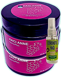 SÜPER HEMOPLUS HACI ANNE BAKIM KREMİ 200 ML X 2 ADET + ÇÖREK OTU YAĞI 30 ML