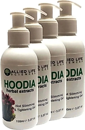 SÜPER ALLİED LİFE SCİENCES HOODİA HERBAL EXTRACTS HOT SLMMNG & TİGHTNNG GEL 150 ML X 4 ADET
